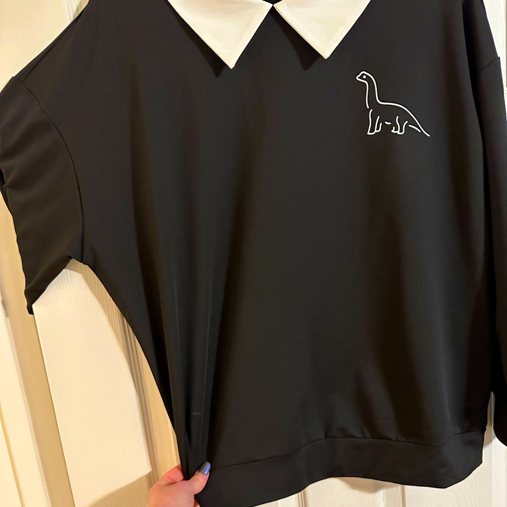 Long sleeve dinosaur tee